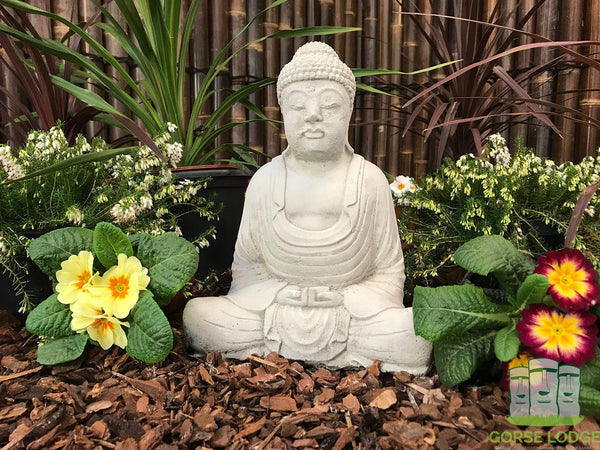 Decorative stone buddha ornament