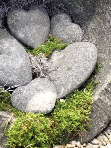 Decorative Stone Heart 25cm