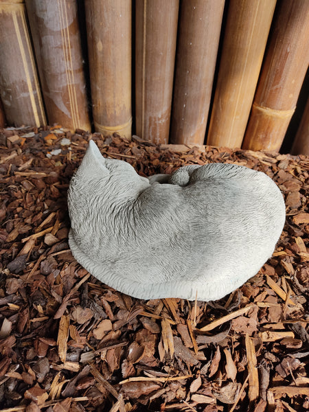 Sleeping Cat Stone Ornament