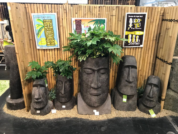 Abstract planter head 50cm
